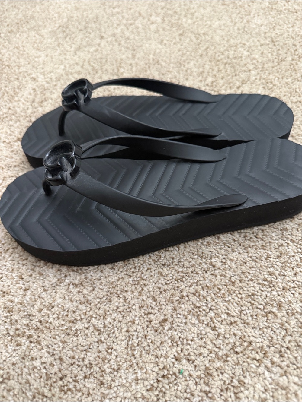 Gucci Black Rubber GG Thong originally $330
Authentic - Picture 3 of 4